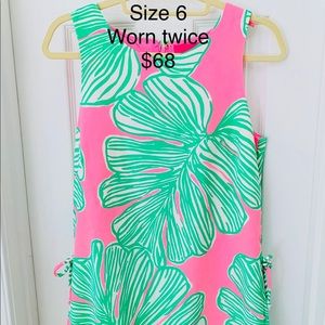 Lilly Pulitzer Donna Romper Mandevilla Pink Fronds